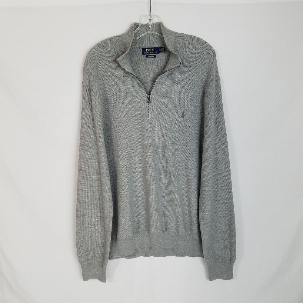 Polo Ralph Lauren Mens 1/4 Zip Lightweight Sweater